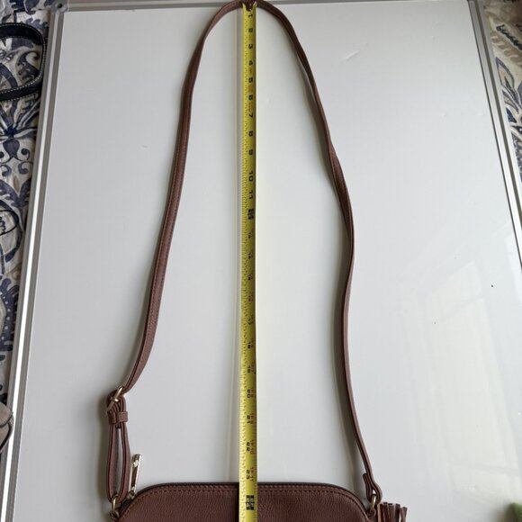 Brown Leather Crossbody Handbag - Picture 9 of 9